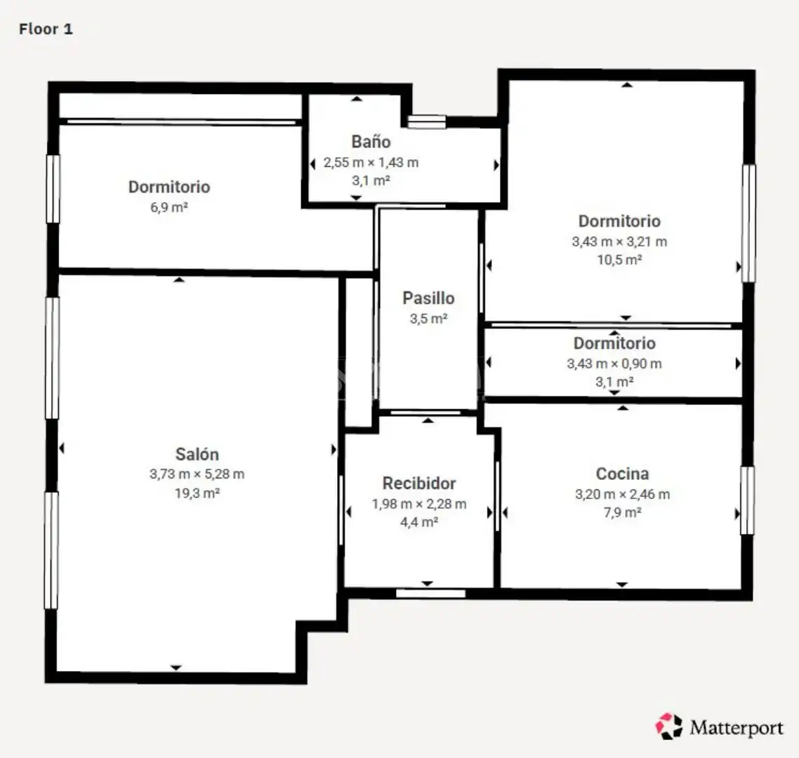 Piso en venta en Madrid con Aire acondicionado y Calefacción