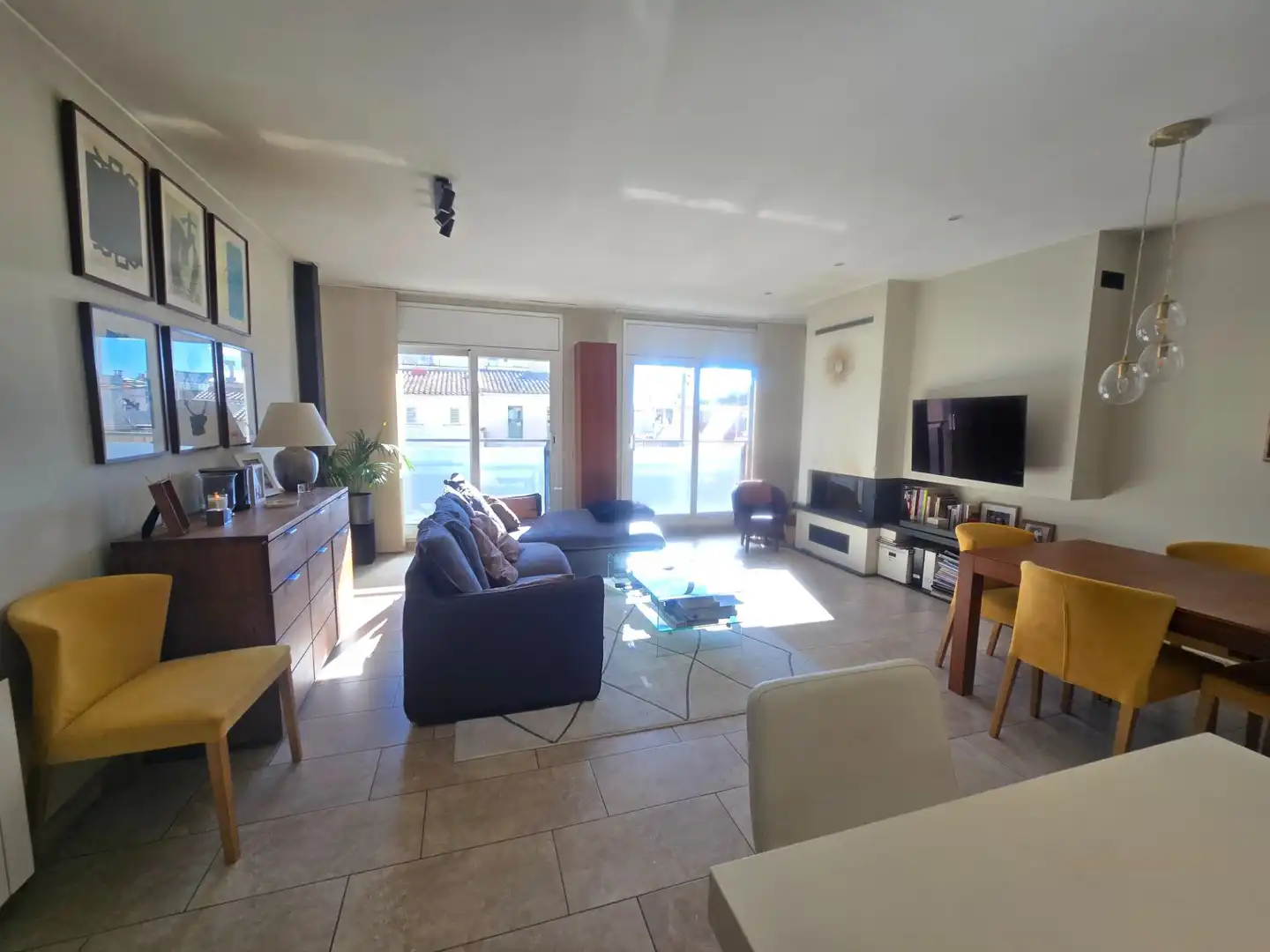 Living room of Duplexes for rent in El Masnou  with Air Conditioner, Heating and Private garden
