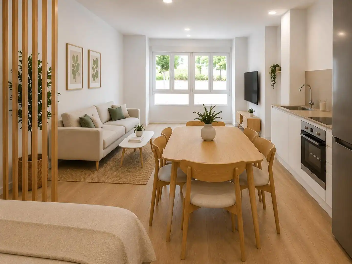 Wohnzimmer von Wohnung zum Verkauf in Alberic mit Heizung