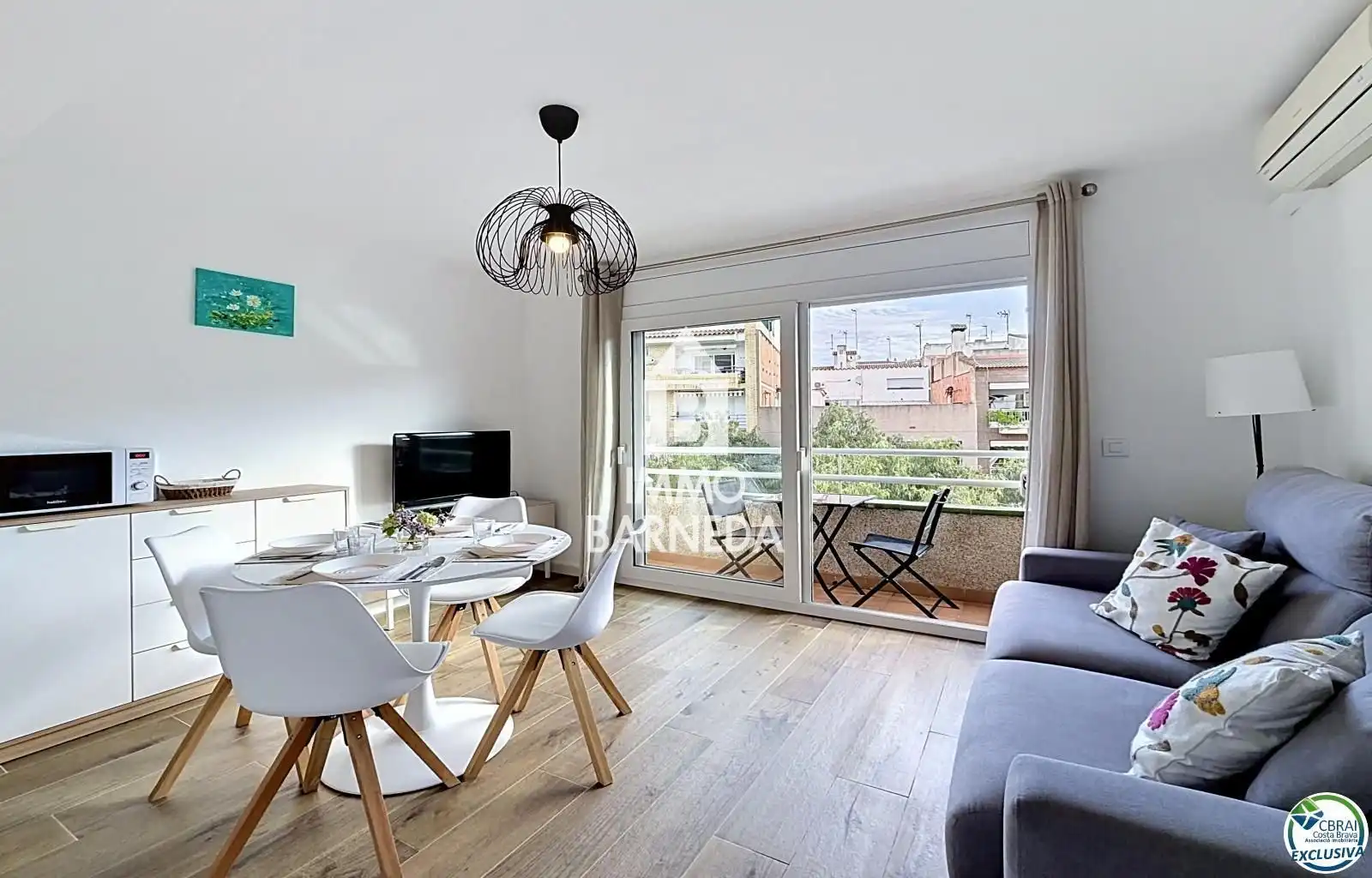 Exterior view of Flat for sale in Roses  with Air Conditioner, Heating and Terrace
