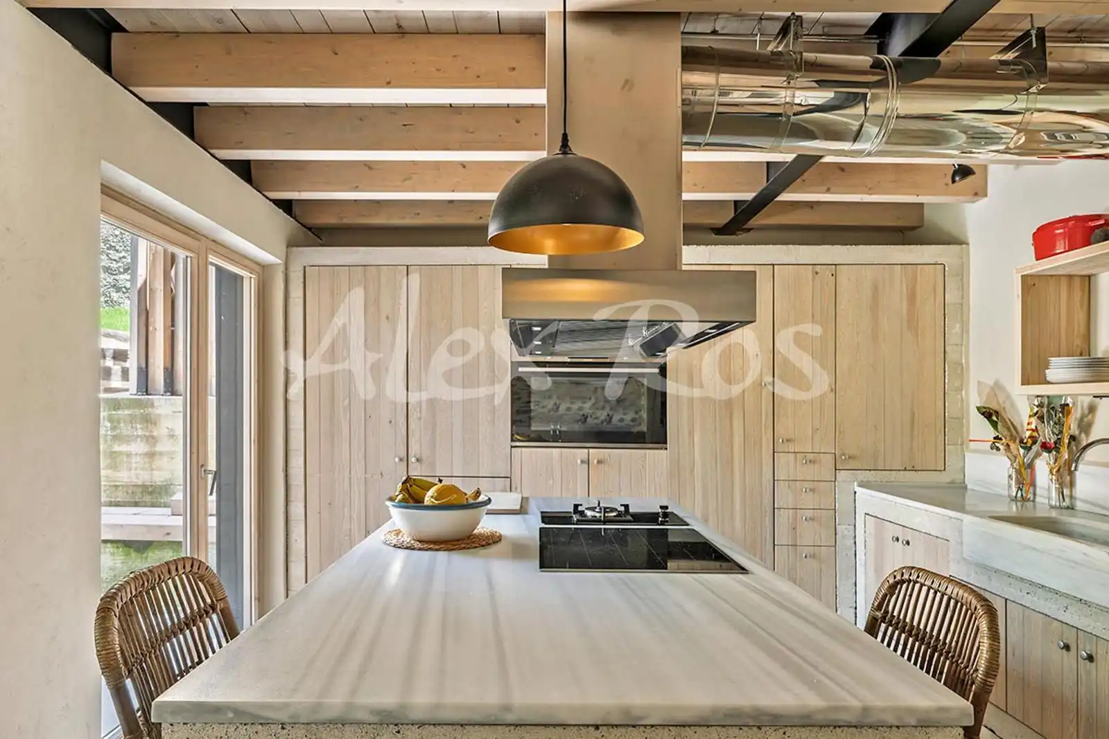 Cocina de Casa o chalet en venta en Ger con Calefacción y Jardín privado