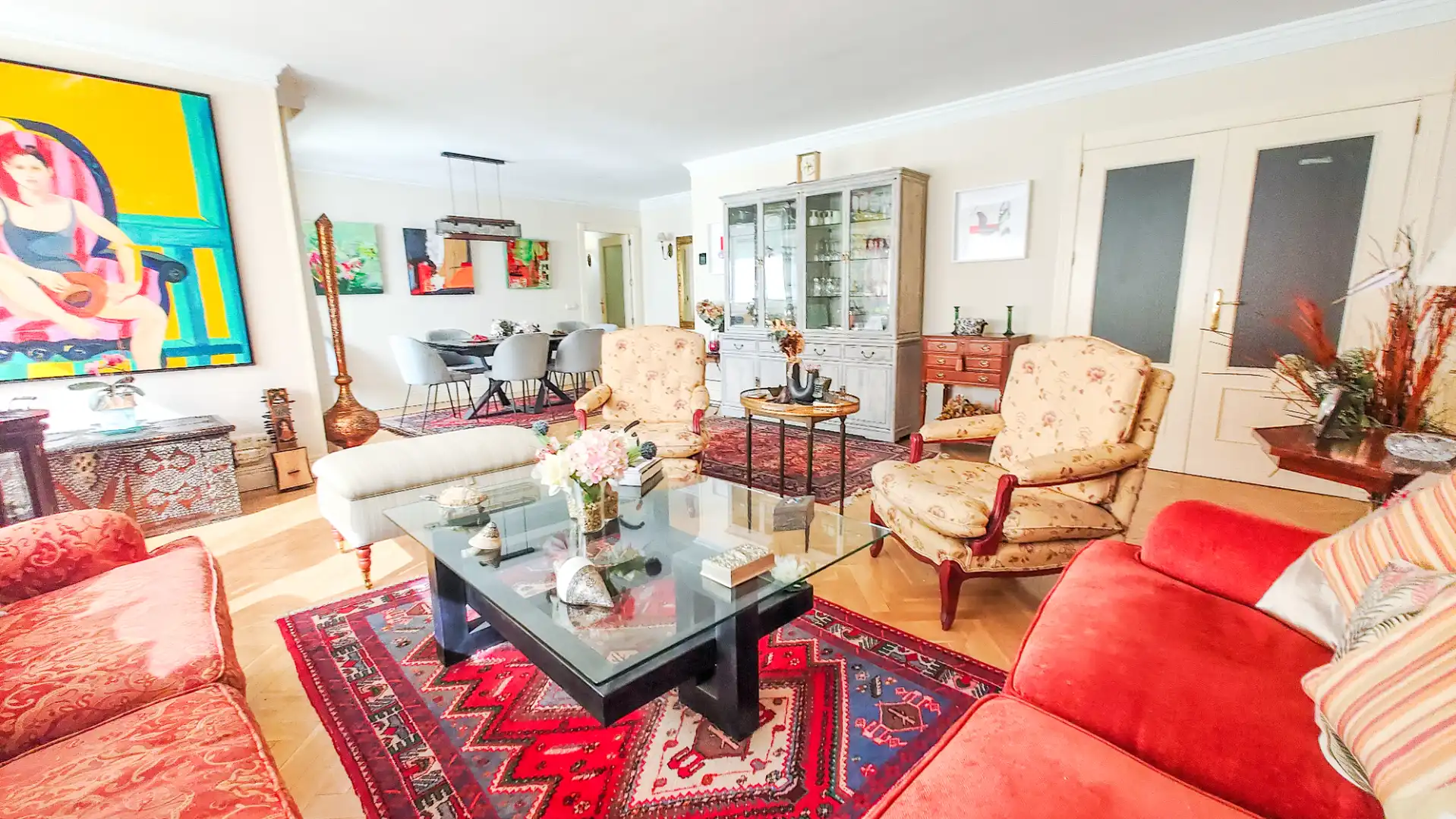 Sala de estar de Piso en venta en Madrid con Aire acondicionado, Calefacción y Jardín privado