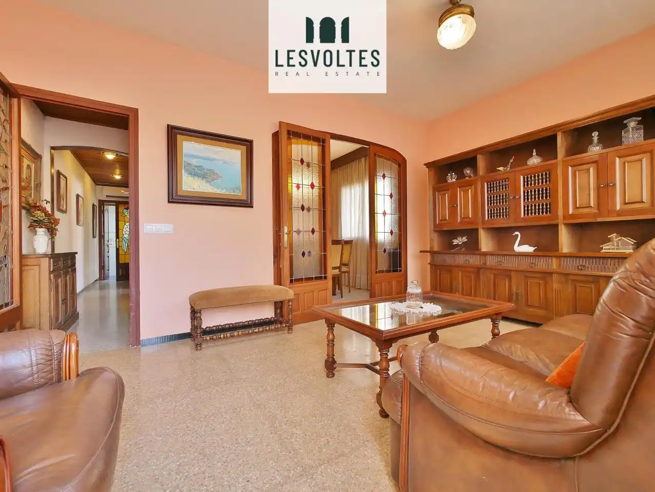 Wohnzimmer von Haus oder Chalet zum Verkauf in Palafrugell mit Klimaanlage, Heizung und Terrasse