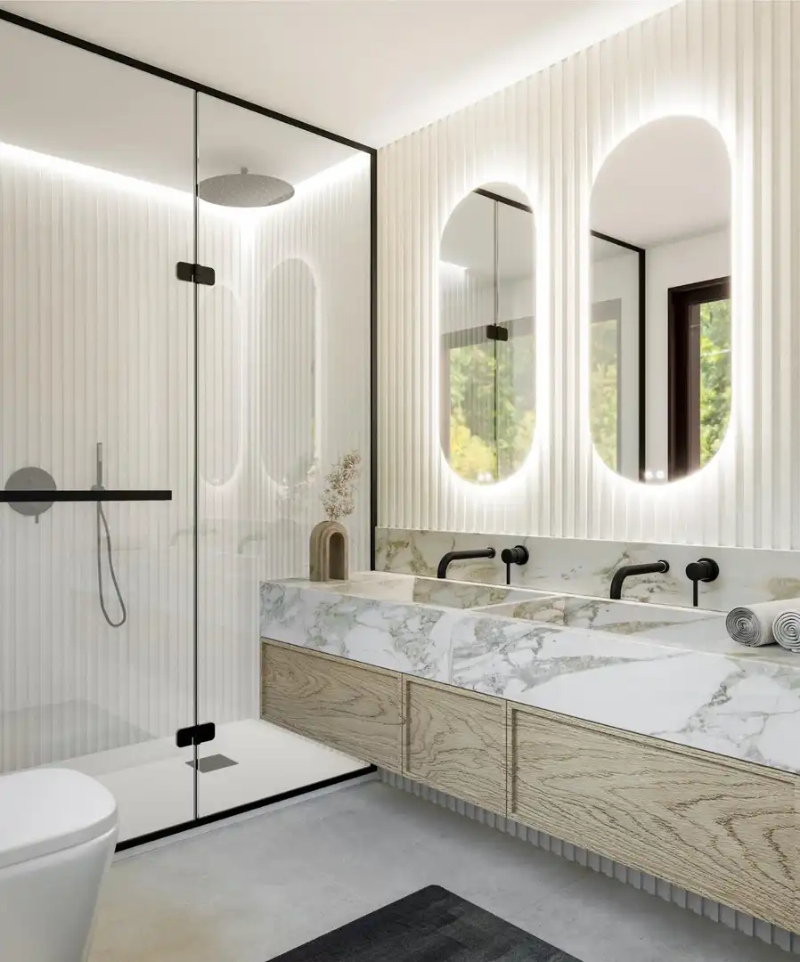 Bathroom of Detached homes for sale in Fuengirola  with Air Conditioner, Heating and Private garden