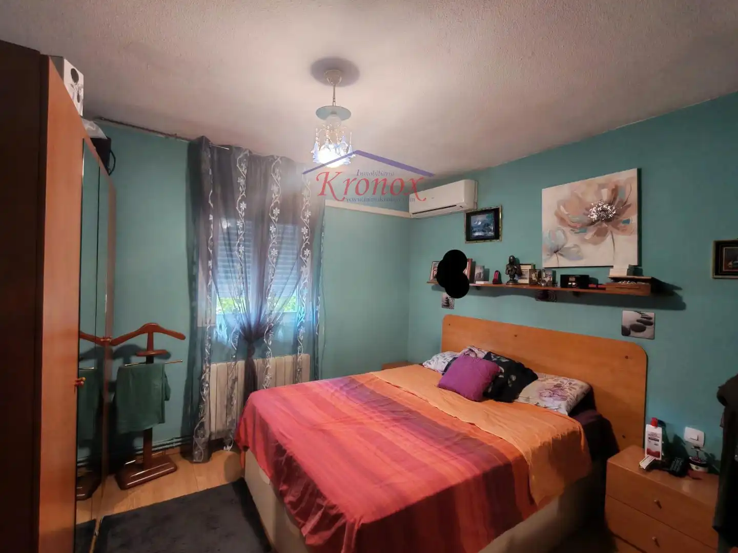 Bedroom of Flat for sale in Madrid  with Air Conditioner, Heating and Terrace