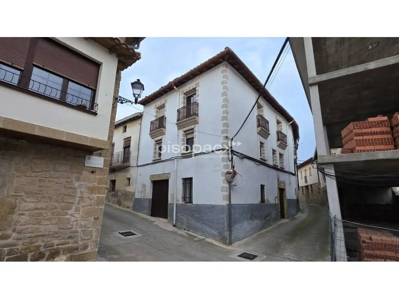 Vista exterior de Finca rústica en venta en Artajona con Calefacción, Parquet y Terraza