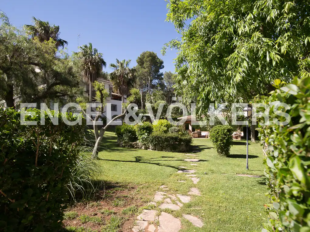 Garden of Houses for sale in Náquera  with Air Conditioner, Heating and Private garden
