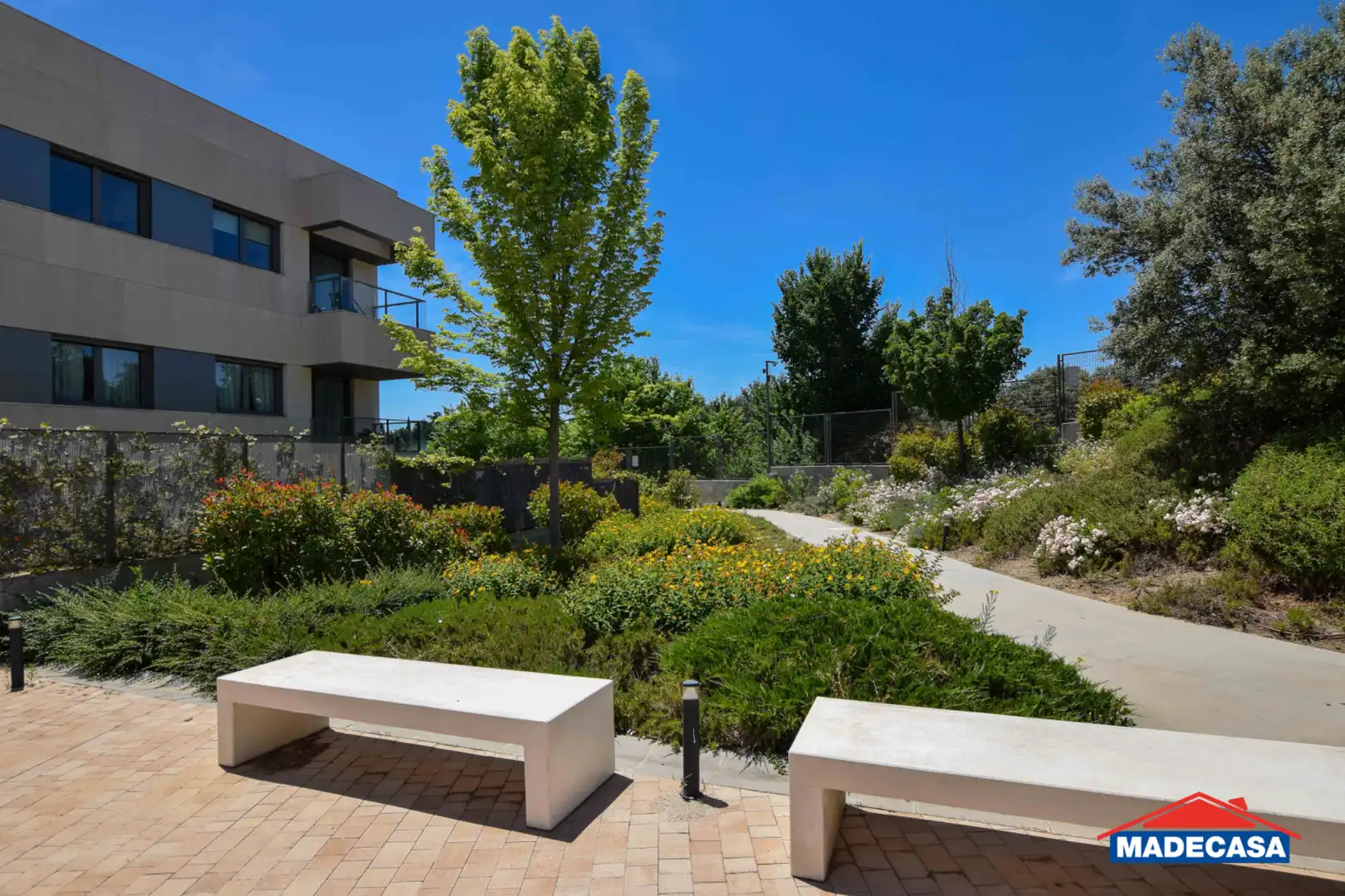 Terraza de Ático en venta en Pozuelo de Alarcón con Aire acondicionado, Calefacción y Jardín privado