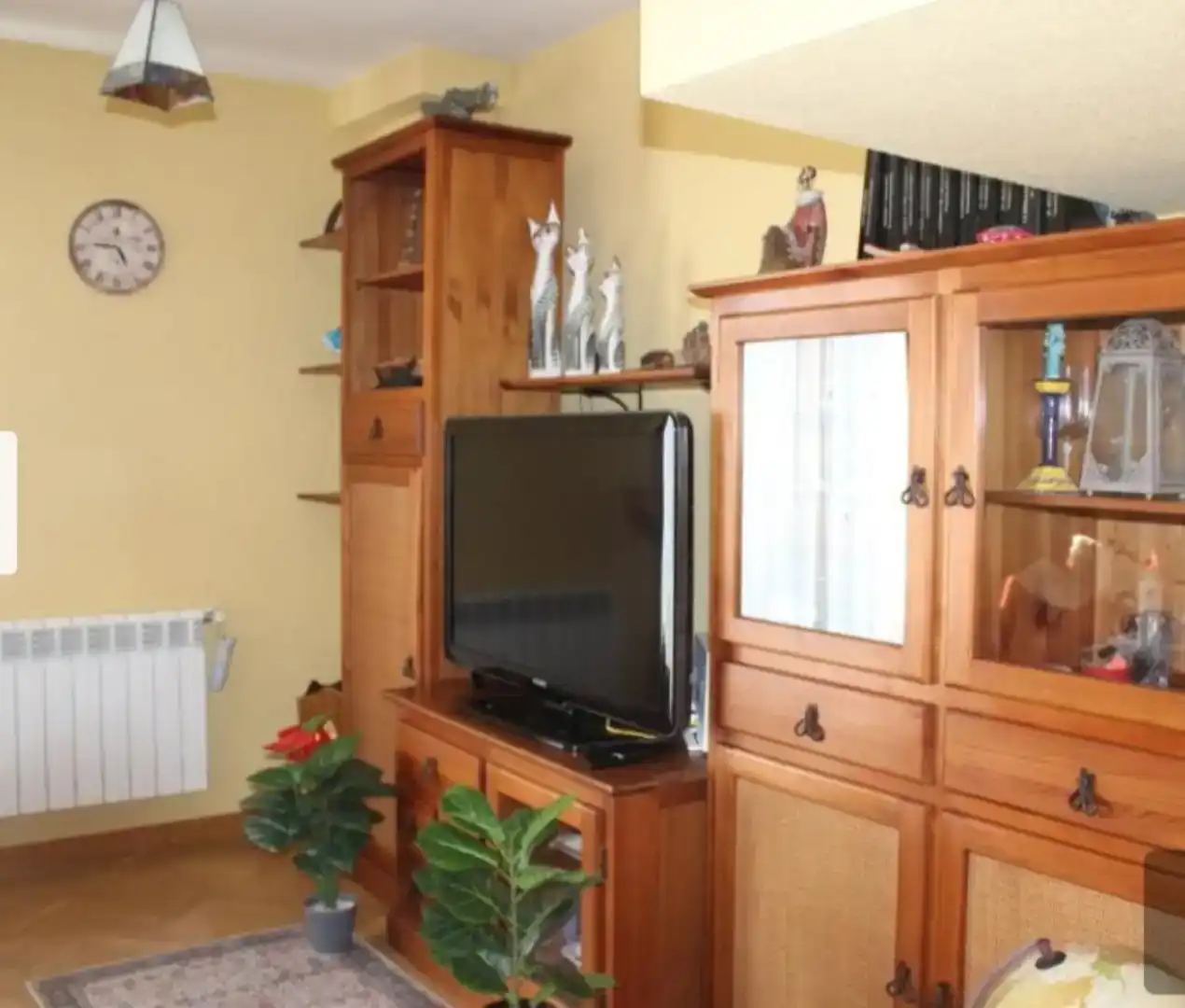Sala d'estar de Dúplex en venda en San Cristóbal de Segovia amb Jardí privat, Parquet i Traster