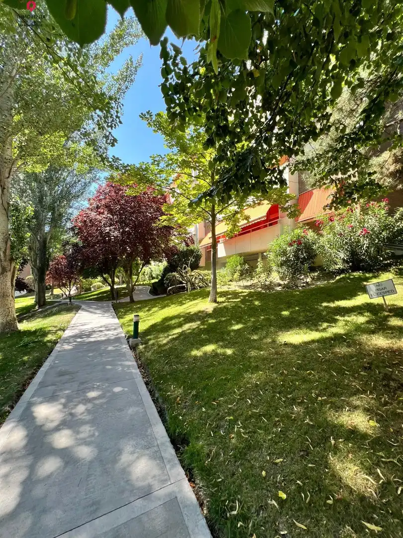 Exterior view of Flat for rent in Pozuelo de Alarcón  with Air Conditioner, Heating and Private garden
