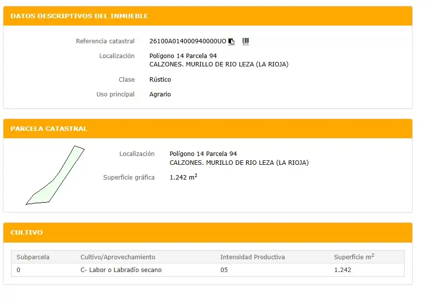 Terreny rústic en venda a Murillo de Río Leza, imagen 2