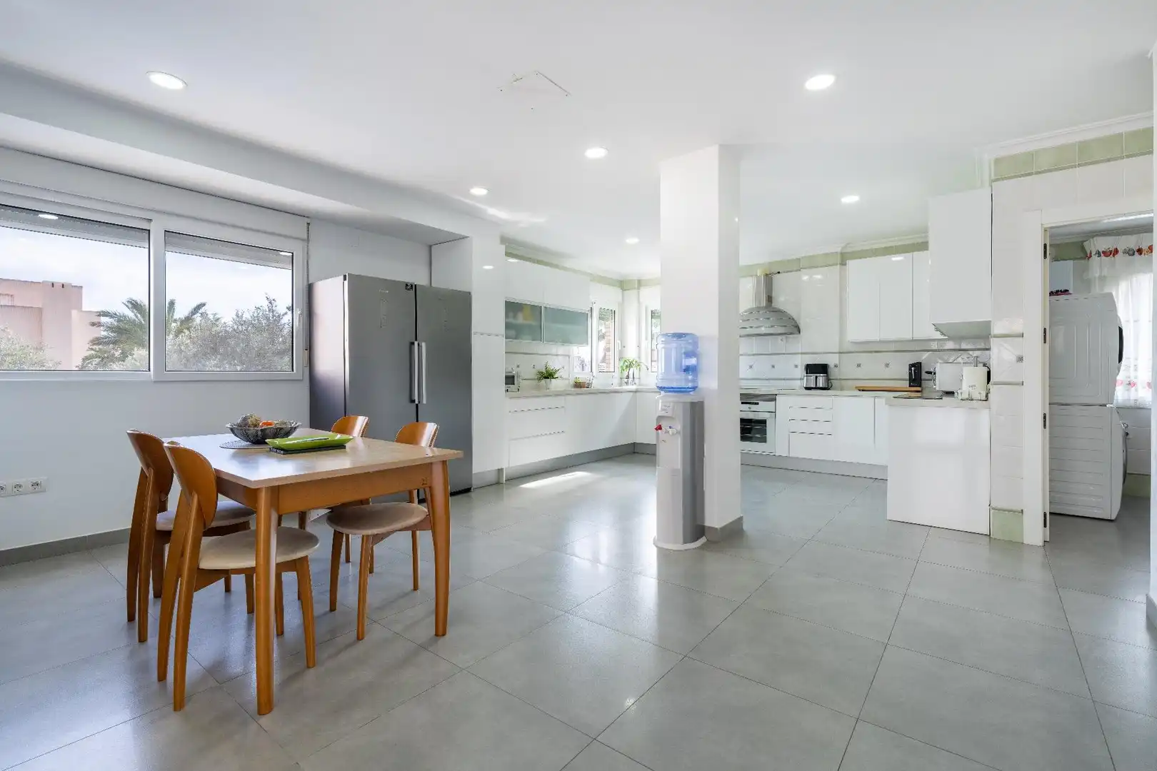Kitchen of Houses for sale in Roquetas de Mar  with Air Conditioner, Private garden and Terrace