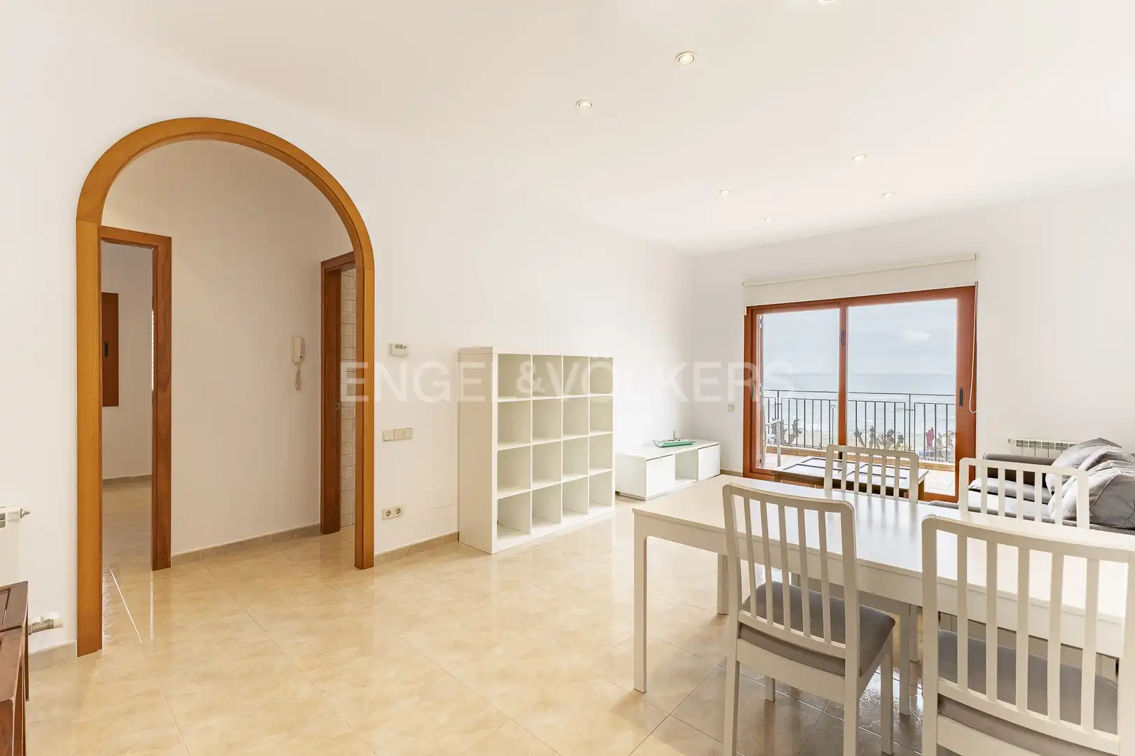 Dining room of Flat for rent in Caldes d'Estrac  with Air Conditioner, Heating and Terrace