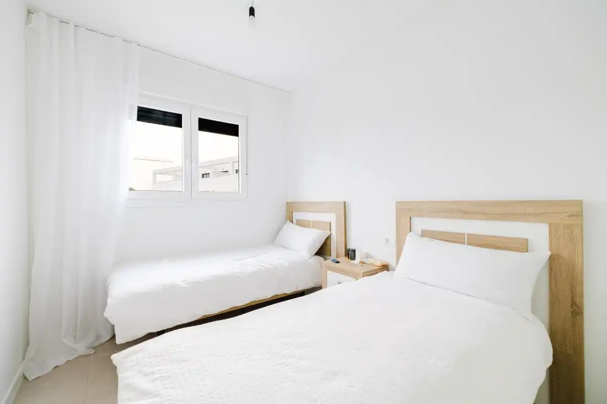 Bedroom of Flat for sale in Estepona  with Air Conditioner, Heating and Private garden
