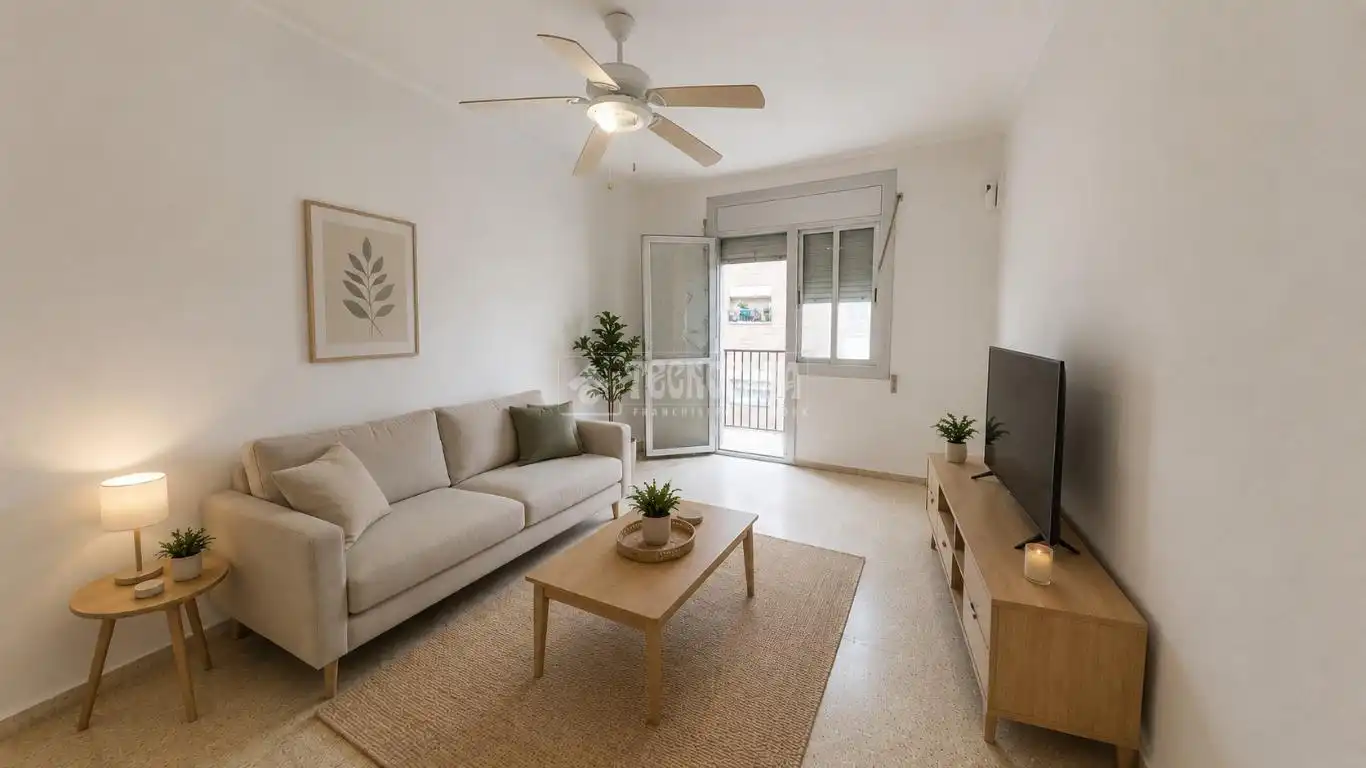 Wohnzimmer von Wohnung zum Verkauf in Sabadell mit Heizung und Parkett