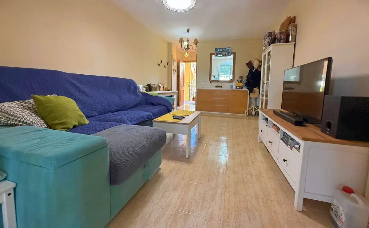Sala de estar de Apartamento en venta en Mijas con Piscina y Piscina comunitaria