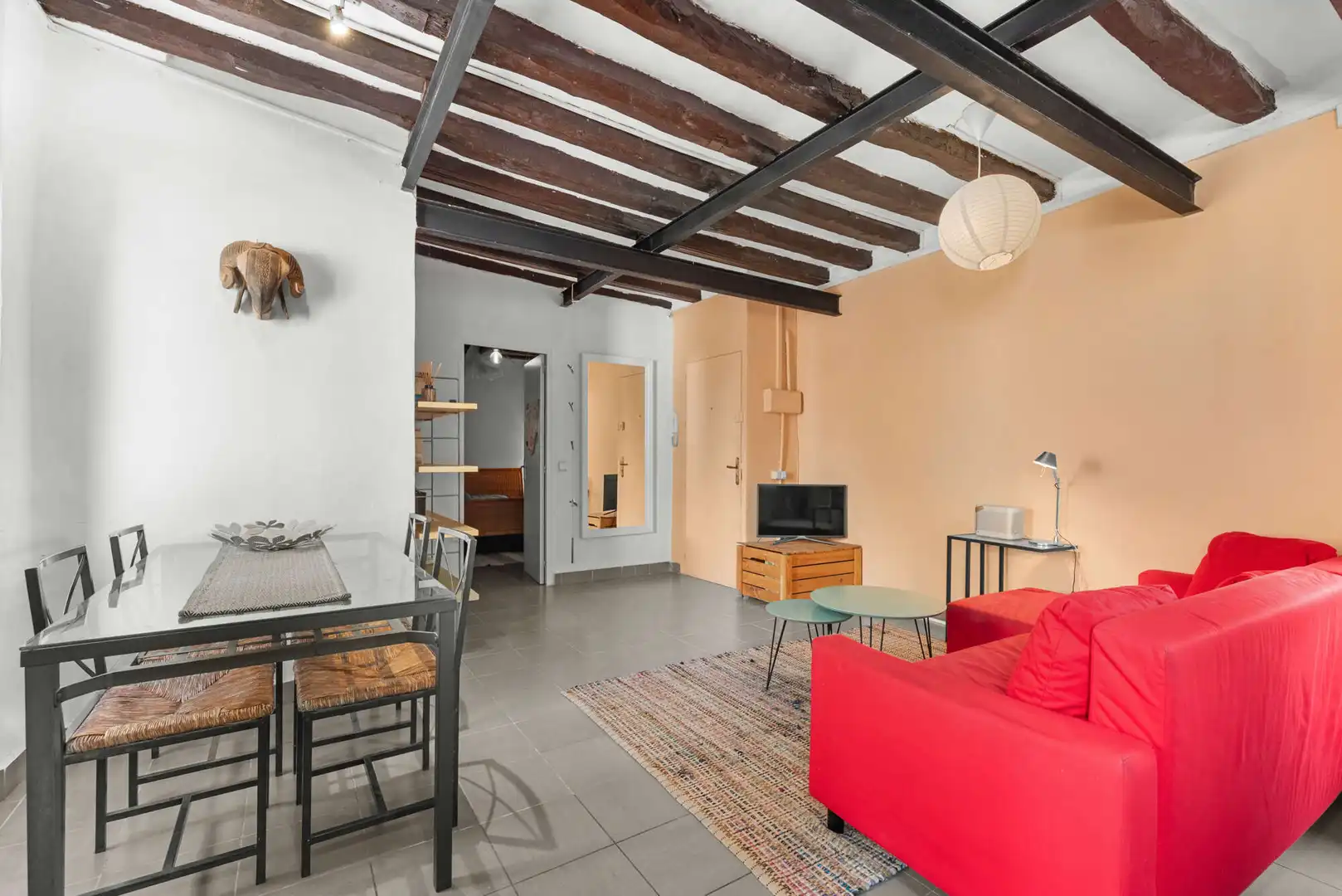 Sala d'estar de Pis en venda en  Palma de Mallorca amb Aire condicionat i Moblat