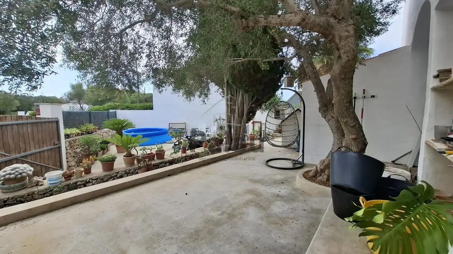 Garden of Houses for sale in Es Castell  with Air Conditioner, Heating and Private garden