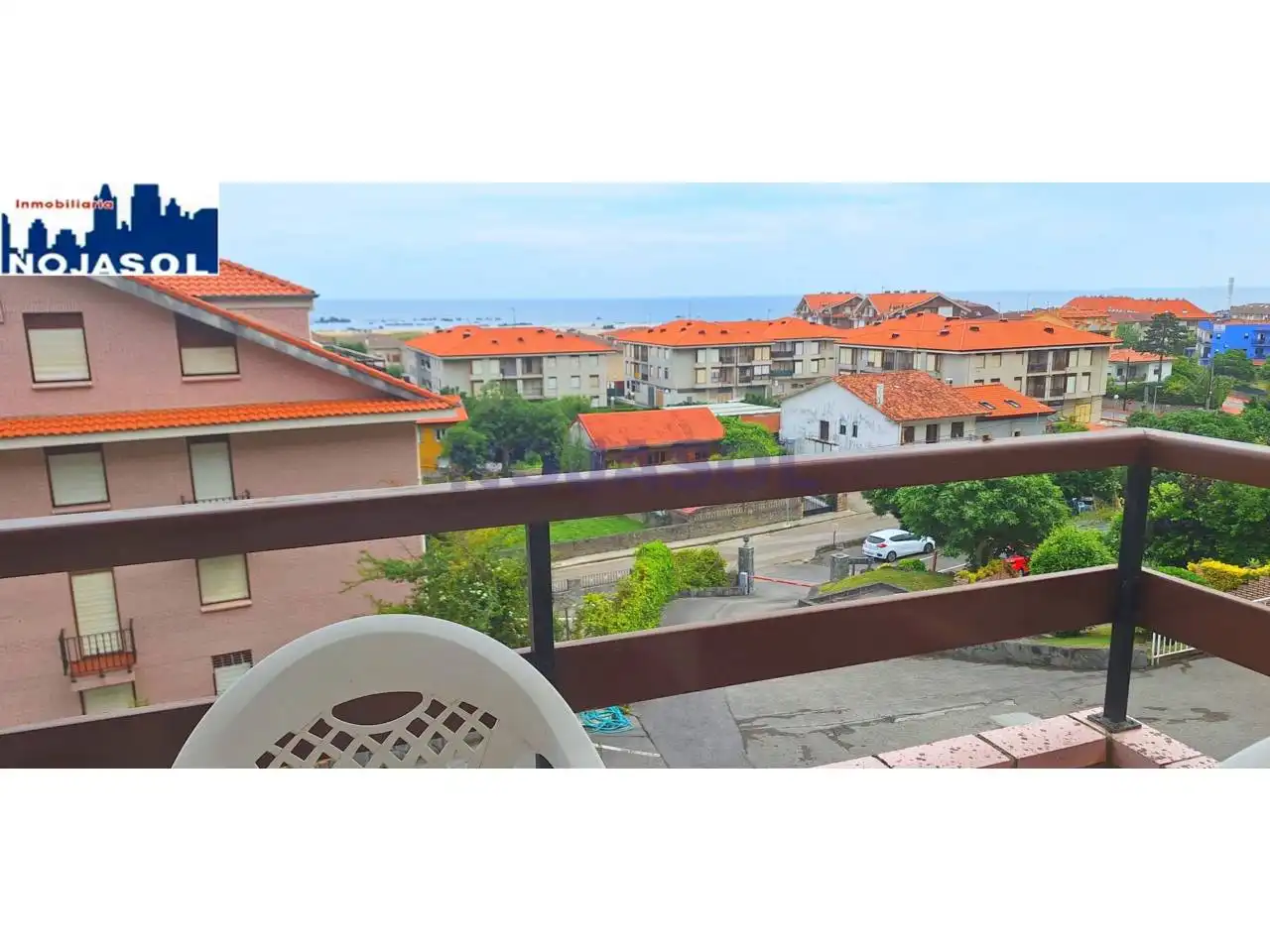 Terrassa de Apartament de lloguer en Noja amb Calefacció, Terrassa i Moblat