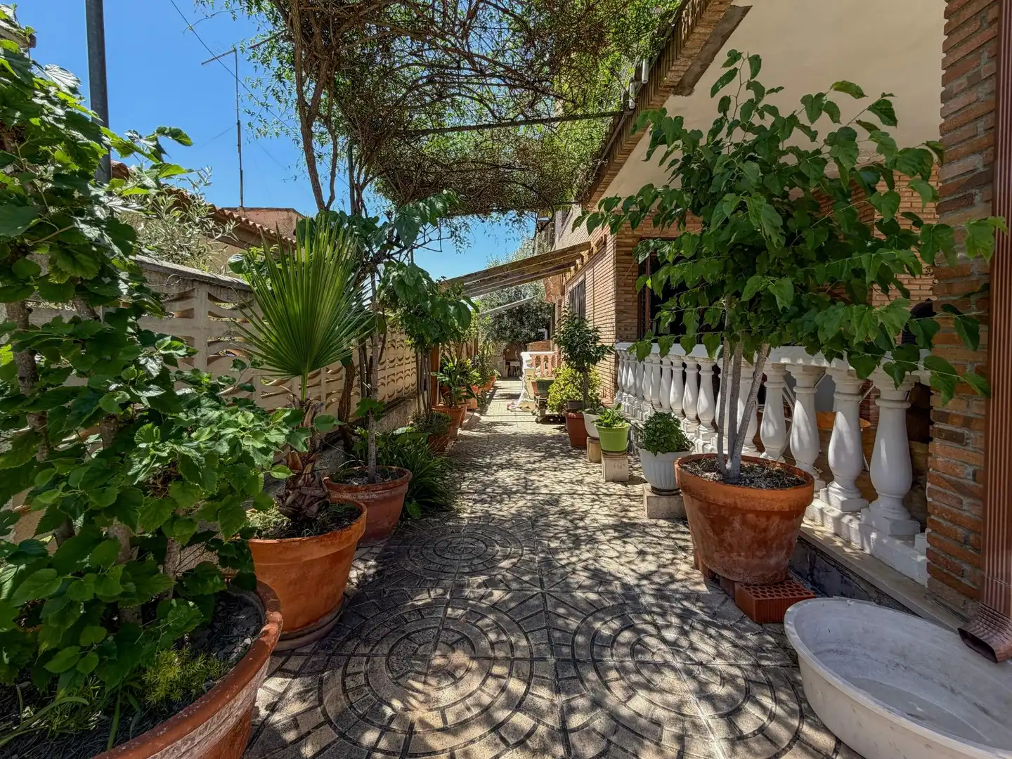 Terrassa de Casa o xalet en venda en L'Eliana amb Aire condicionat, Jardí privat i Terrassa