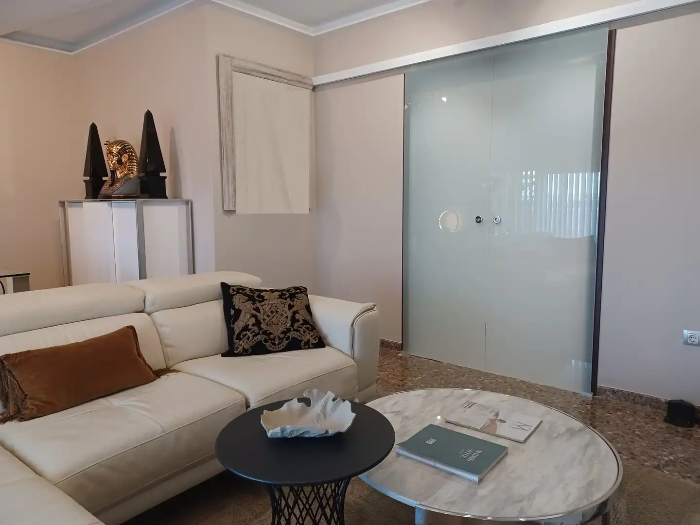 Sala de estar de Ático en venta en L'Olleria con Aire acondicionado, Terraza y Trastero