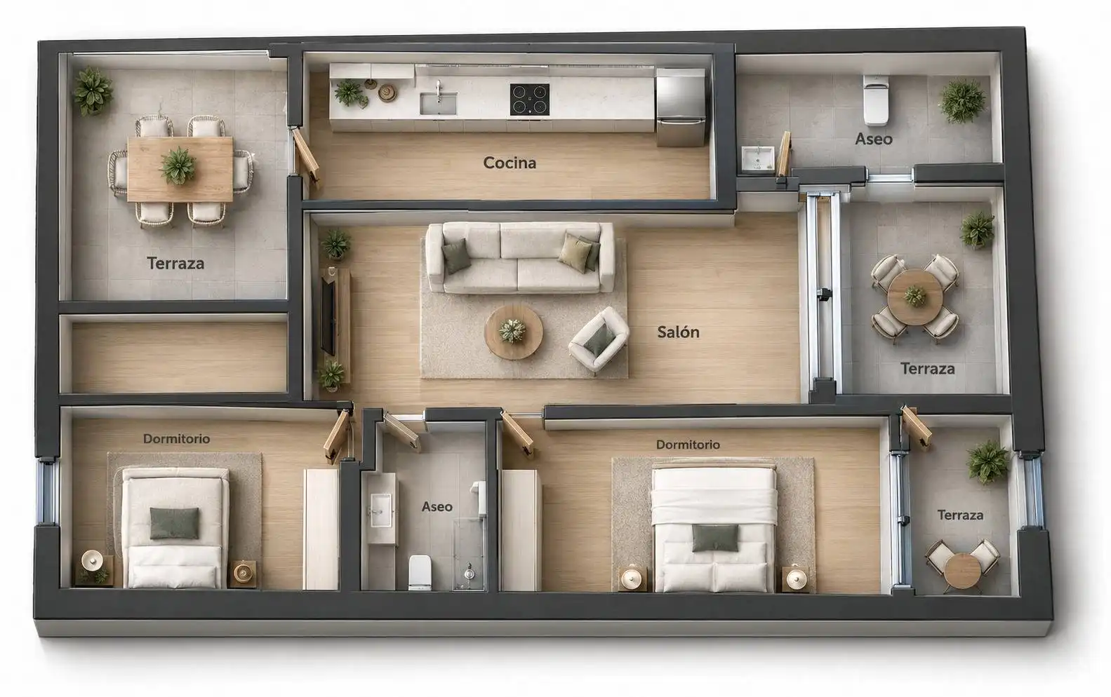 Appartement avec terrasse à vendre à Calle Llevant, imagen 55
