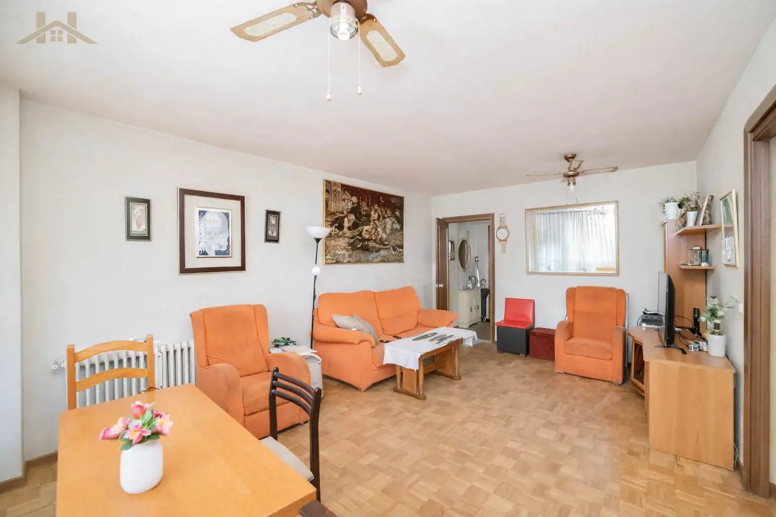 Sala de estar de Piso en venta en Móstoles con Calefacción, Terraza y Trastero