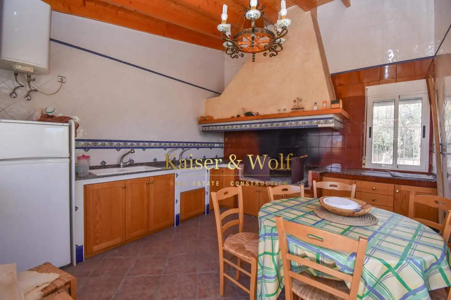 Cocina de Casa o chalet en venta en Crevillent con Aire acondicionado, Jardín privado y Terraza