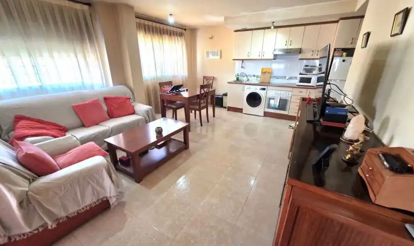 Sala de estar de Piso en venta en Carboneras con Aire acondicionado, Trastero y Amueblado