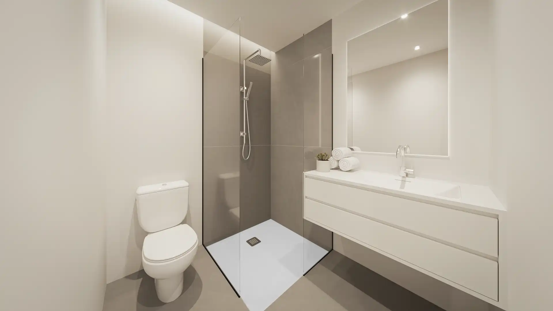 Bathroom of Apartments for sale in San Vicente del Raspeig / Sant Vicent del Raspeig  with Air Conditioner, Terrace and Oven