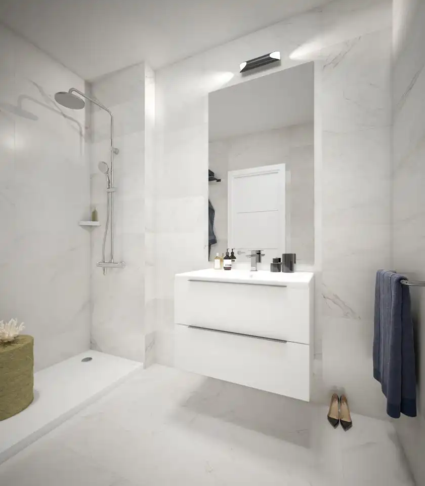 Badezimmer von Wohnung zum Verkauf in Mijas mit Terrasse, Abstellraum und Sauna