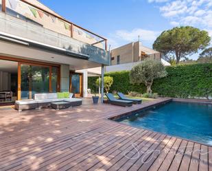 Terrassa de Casa o xalet en venda en Sant Cugat del Vallès amb Aire condicionat, Jardí privat i Terrassa