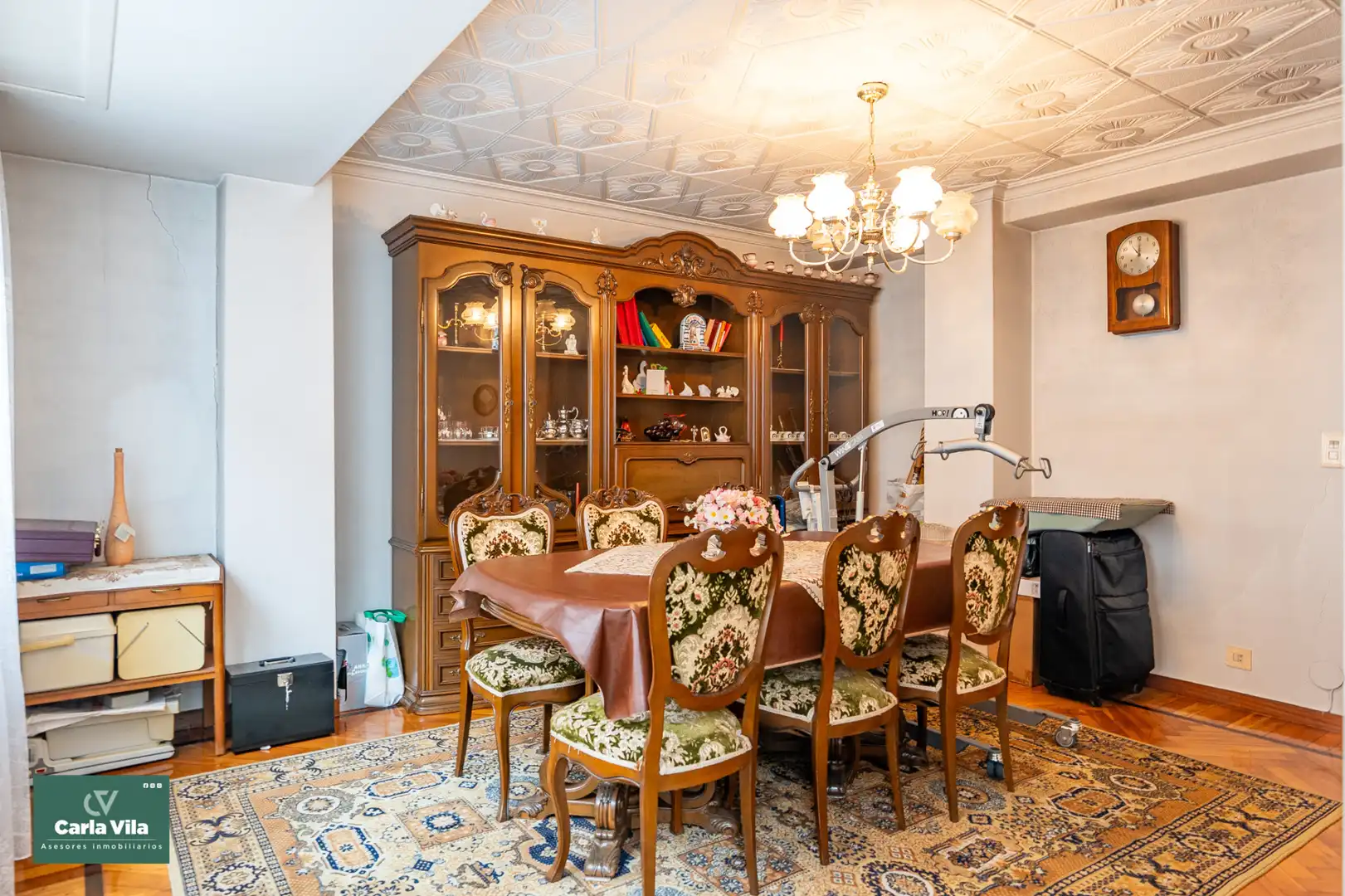 Dining room of Flat for sale in Lugo  with Heating, Parquet flooring and Terrace
