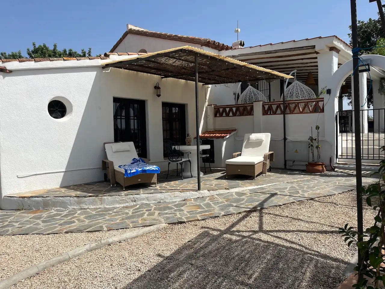 Terrace of Country homes for sale in Vélez-Málaga  with Air Conditioner, Heating and Private garden