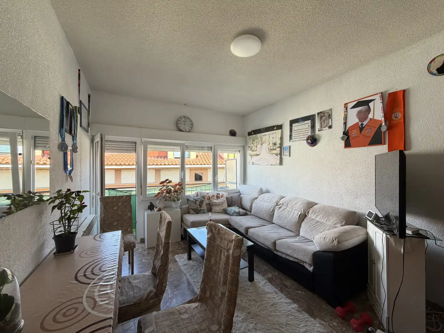 Sala de estar de Piso en venta en Colmenar Viejo con Calefacción, Terraza y Amueblado