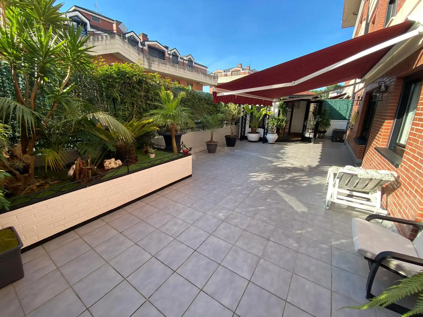 Terrasse von Erdgeschoss zum Verkauf in Castro-Urdiales mit Heizung, Parkett und Terrasse