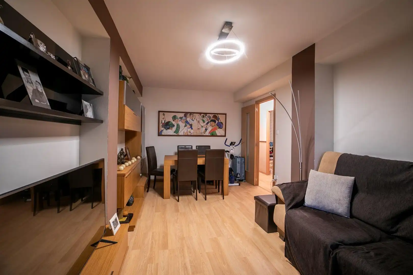 Sala de estar de Piso en venta en Santiago