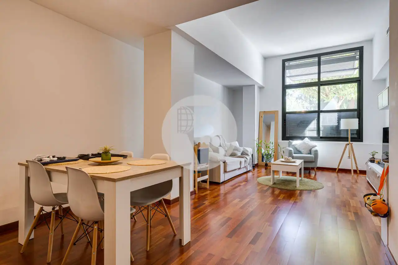 Sala de estar de Planta baja en venta en Barcelona con Aire acondicionado y Trastero