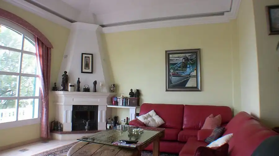 Sala d'estar de Casa o xalet en venda en Torrox amb Aire condicionat, Calefacció i Jardí privat