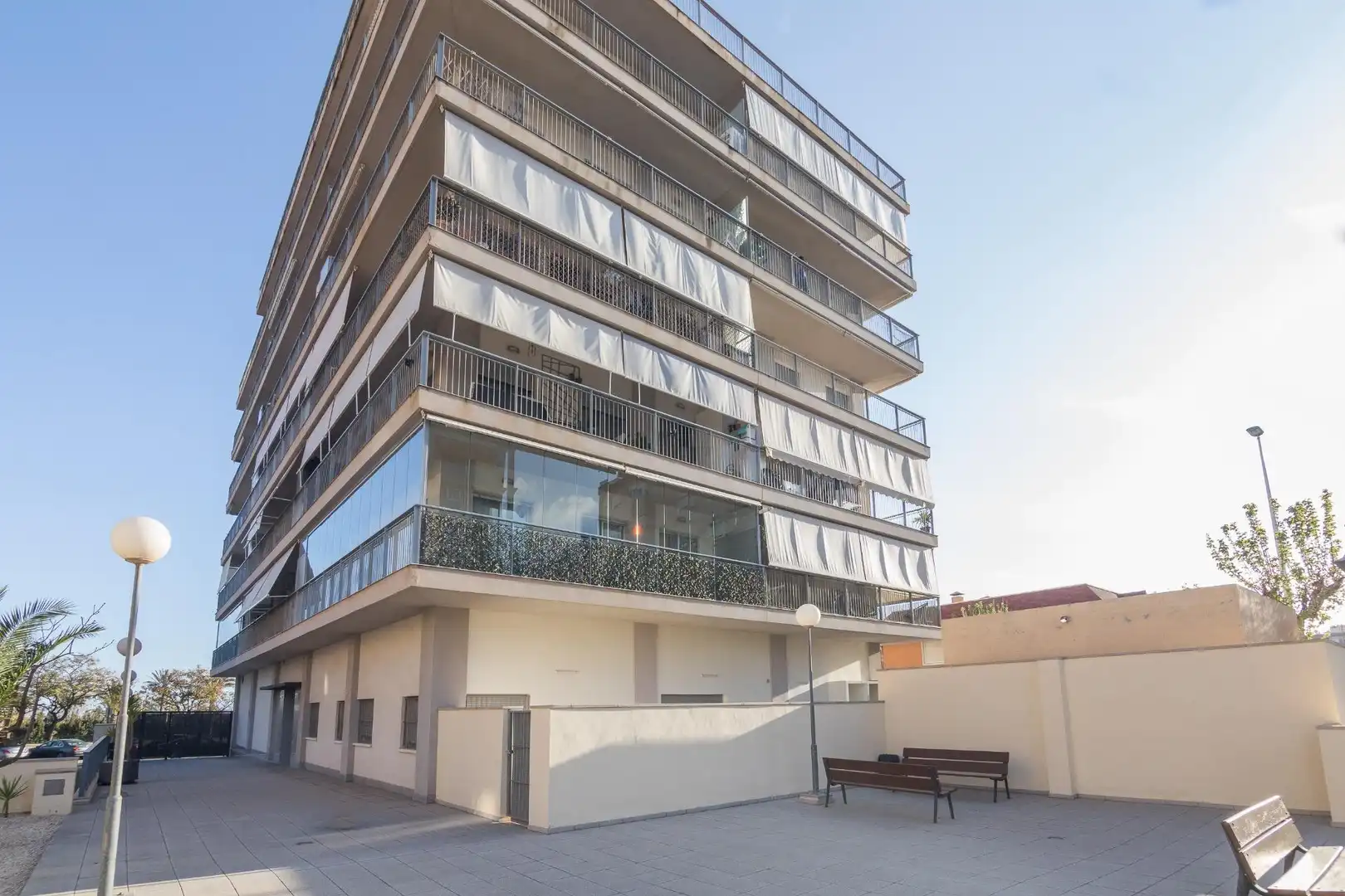 Außenansicht von Dachboden zum Verkauf in Elche / Elx mit Klimaanlage, Heizung und Terrasse