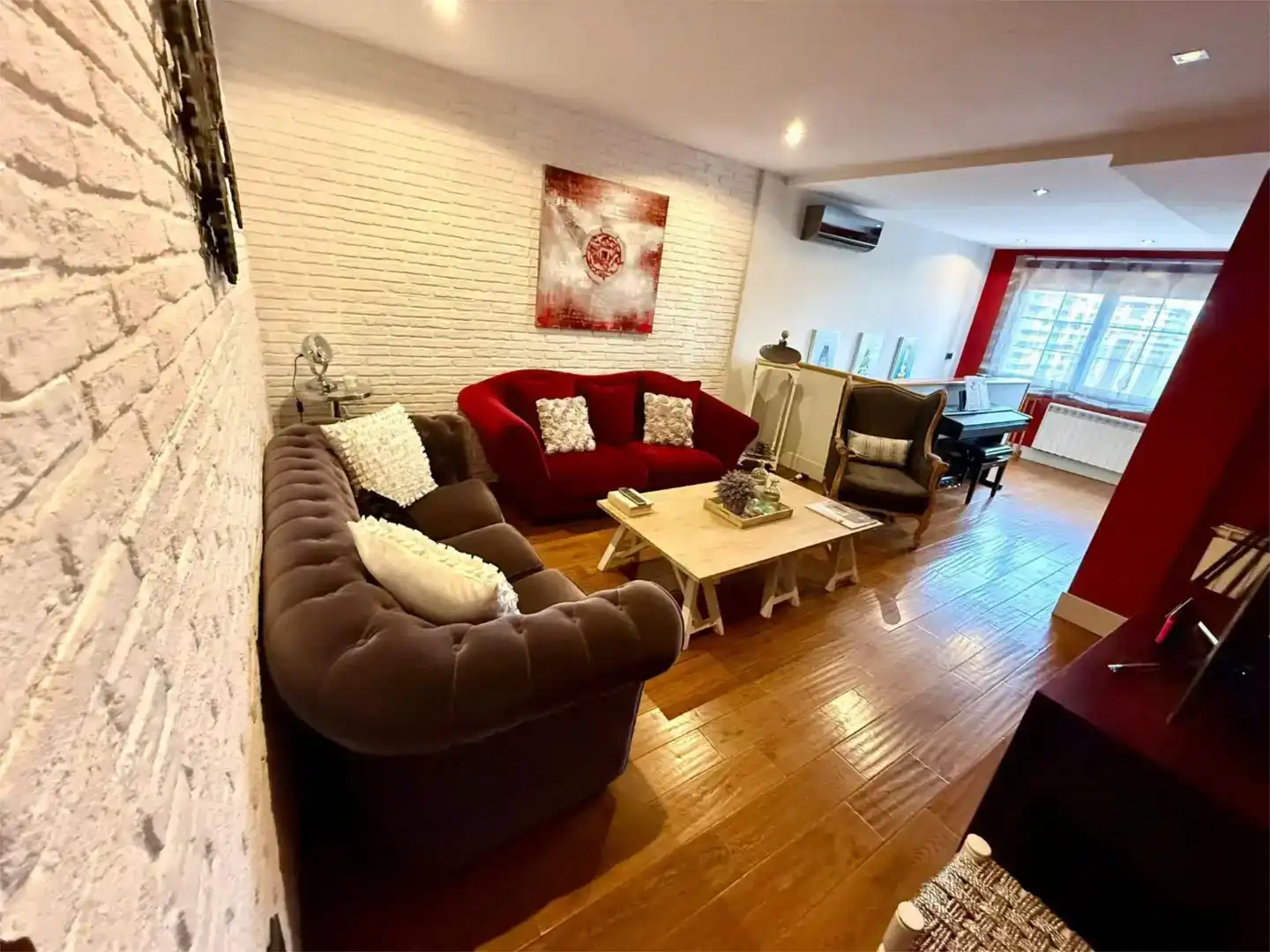 Living room of Flat for sale in Alcorcón  with Air Conditioner and Balcony