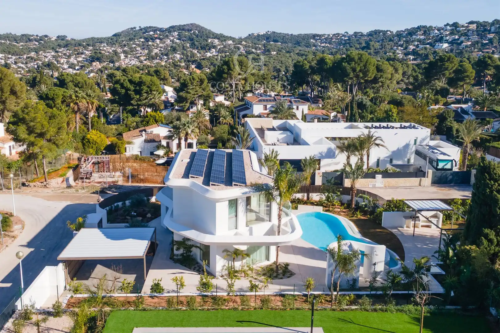 Exterior view of Houses for sale in Jávea / Xàbia  with Air Conditioner, Private garden and Terrace