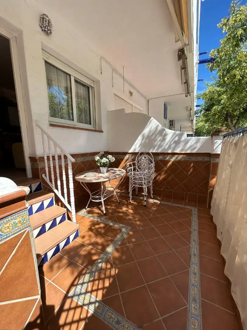 Terraza de Apartamento de alquiler en Islantilla con Terraza, Amueblado y Lavadora