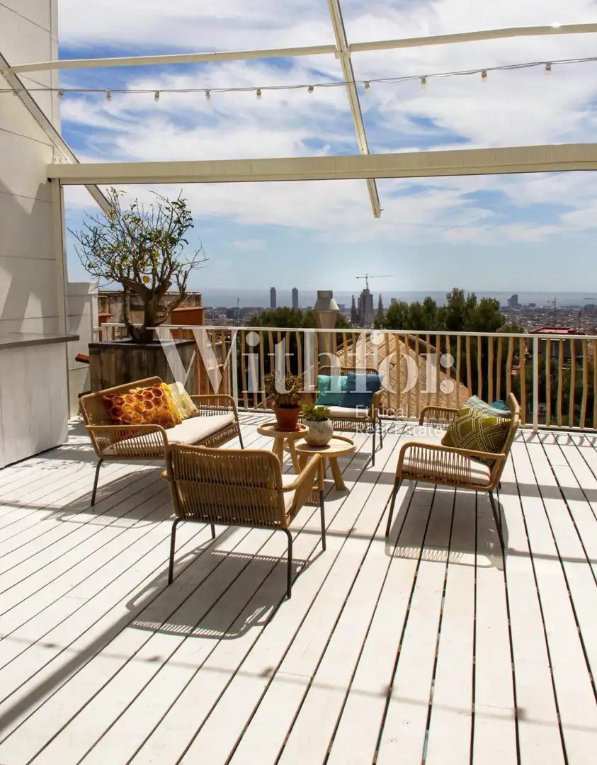 Terraza de Casa o chalet de alquiler en Barcelona con Aire acondicionado, Calefacción y Terraza