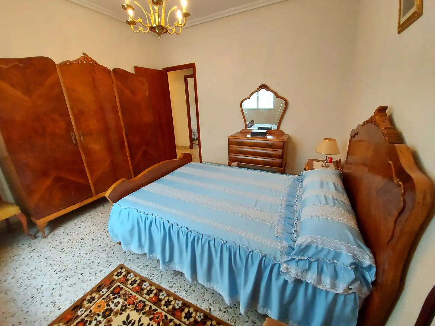 Bedroom of Flat for sale in  Logroño  with Heating and Balcony