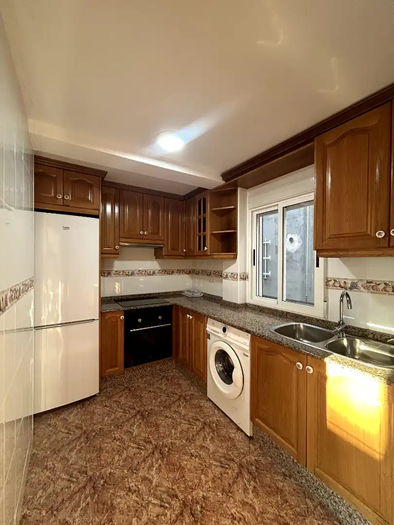 Kitchen of Flat for rent in Cartagena  with Terrace, Furnished and Oven