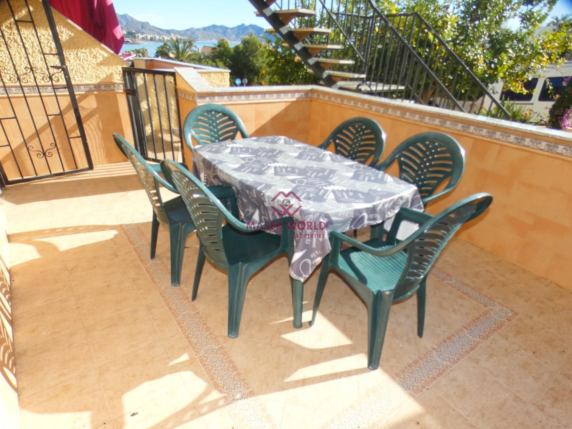 Terrace of Apartment for sale in Mazarrón  with Air Conditioner, Private garden and Terrace