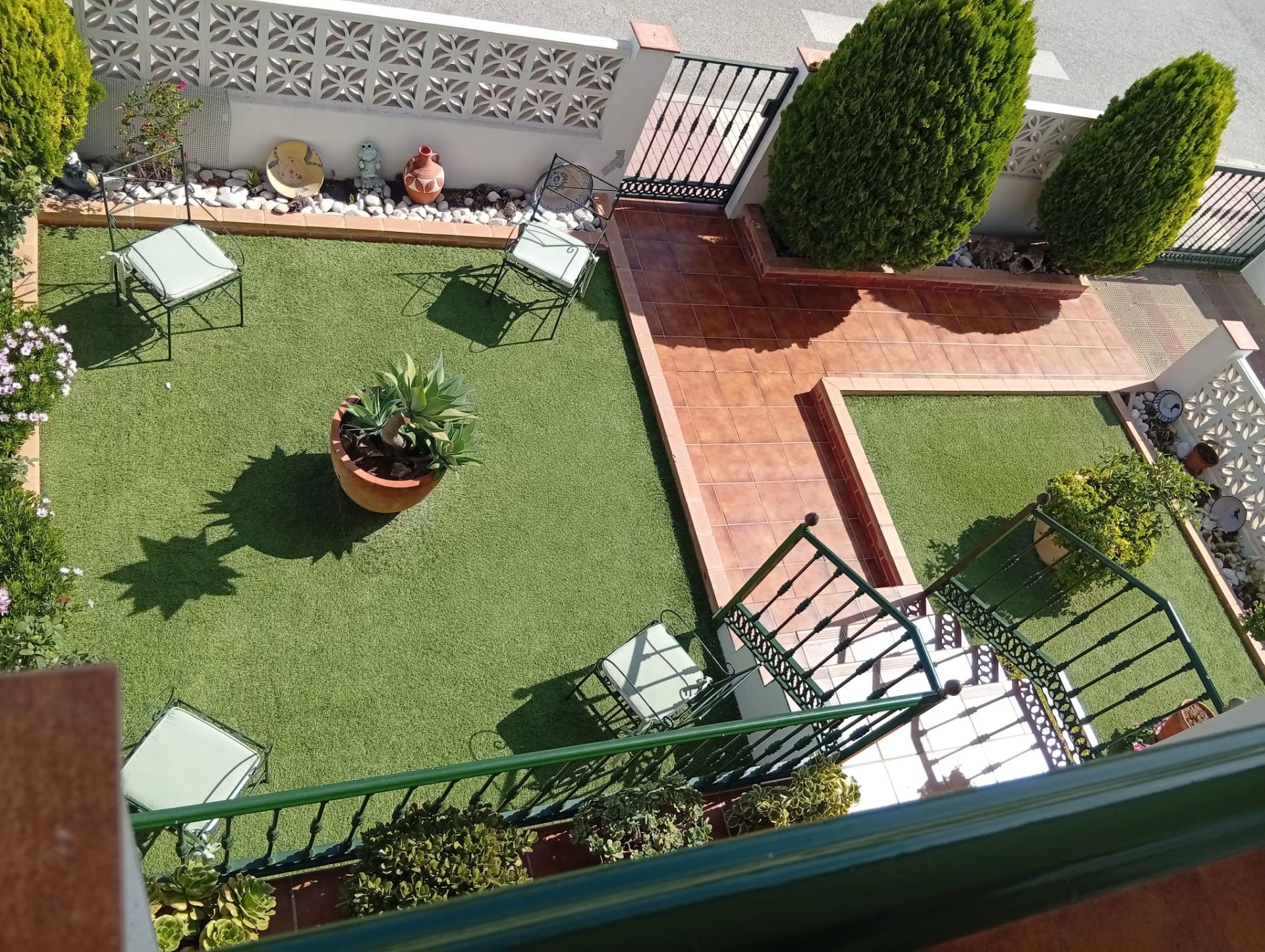 Terrace of Single-family semi-detached to rent in Marbella  with Furnished