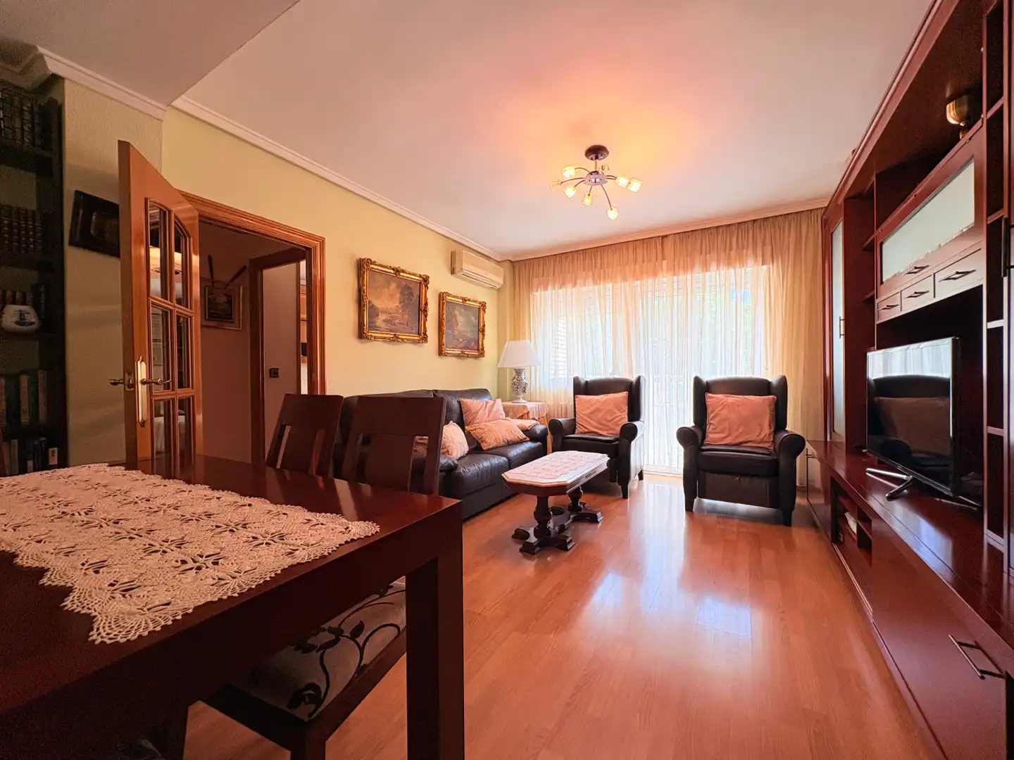 Sala de estar de Piso en venta en Zaragoza con Aire acondicionado, Calefacción y Terraza