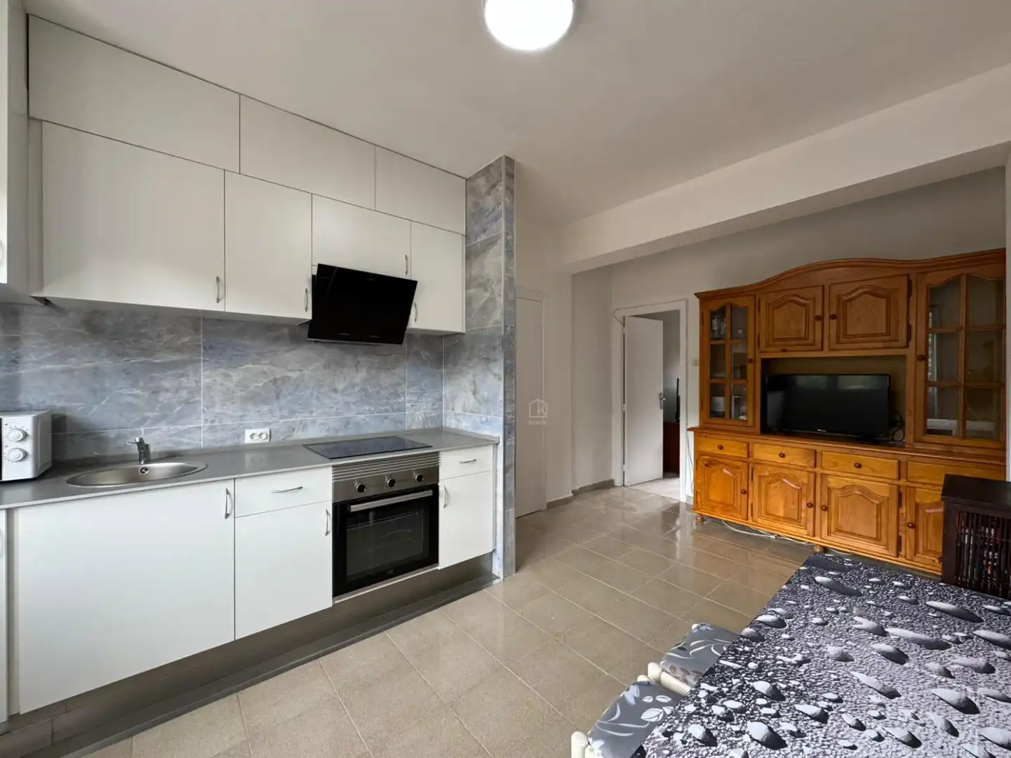 Kitchen of Flat for sale in Aller  with Storage room